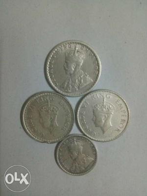 Silver coins per piece 800 rs