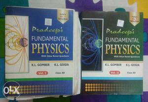 Two Pradeep's Fundamental Physics Two Gomber And Gogia Books