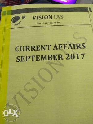 Vision current affairs september  printed