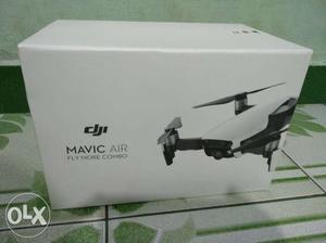 White And Black DJI Mavic Air Fly More Combo Drone Box