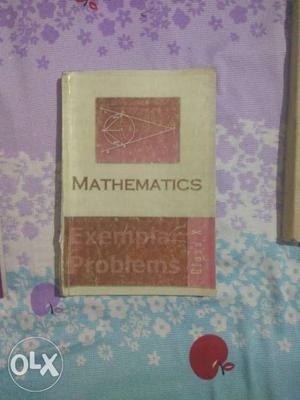White And Red Mathematics Book