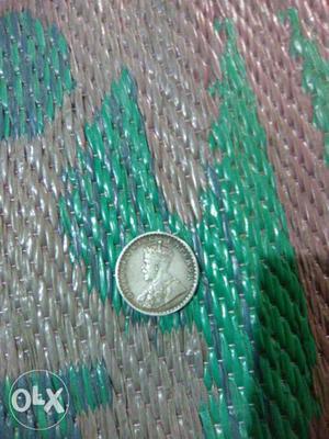 indian one rupe silver coin