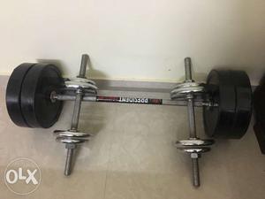 01 Adjustable Bench and Steel weight 30 kg and