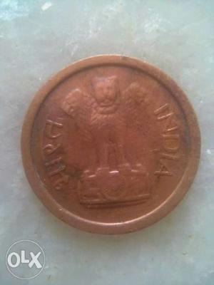 1 Paisa Coffer coin,, 3 peace Normal condition,