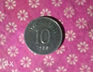 10 paise coin Bharat Sarkar