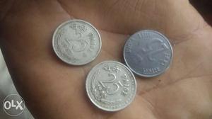 25 paise old silver coins