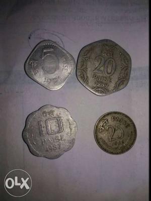 30 year old coin of  Paise
