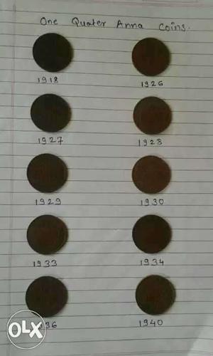 300 Rs per coin if taken all then slightly