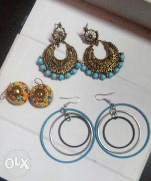 3earings...only at rupees 100