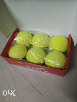 4 Aces cricket tennis ball 1 box 6 pieces just