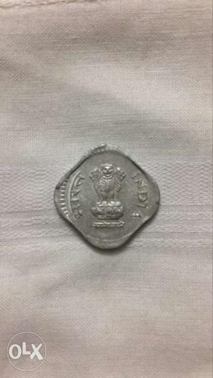 5 paise coin dated 
