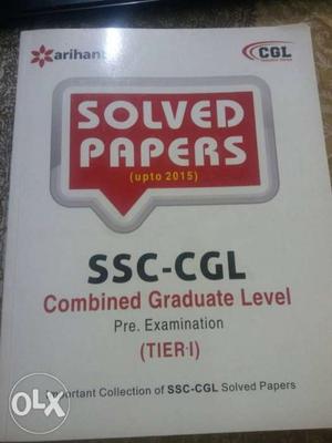 Arihant SSC -CGL solved paper