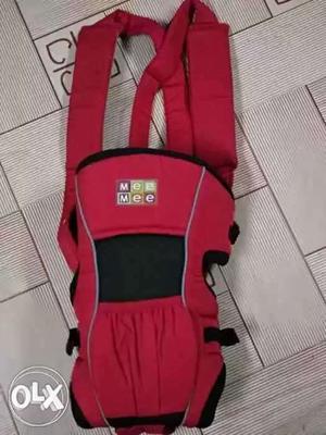 Baby's Red And Black Carrier