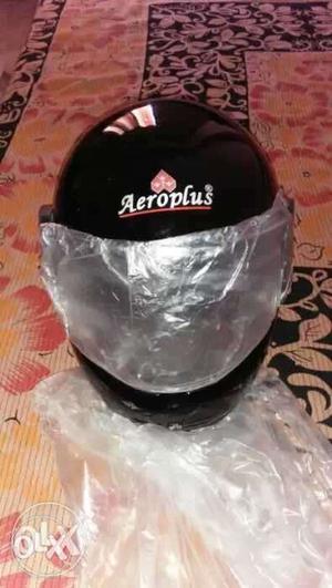 Black Aeroplus Full-face Helmet