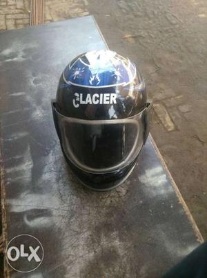 Black And Gray Glacier Full-face Helmet