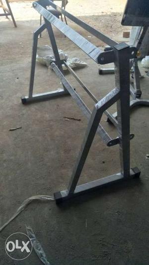 Black And Grey Metal gym Frame