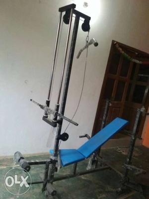 Blue And Black Steel Gym Equipment