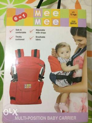 Brand new Baby's Red And Black Carrier