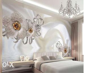 Brand new luxury customized washable 3D wallpapers.