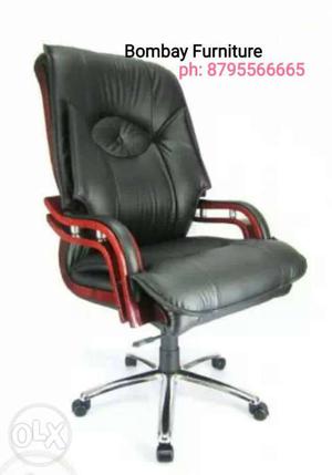 Brand new wooden handle Boss chair with power hydrolic
