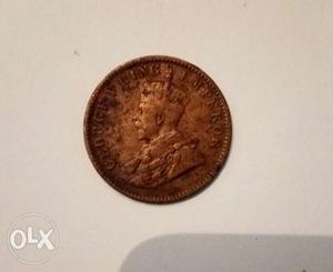 Brown George V King Emperor Coin