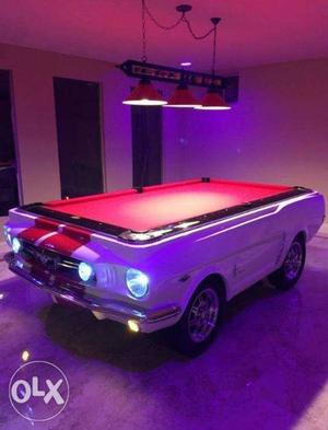 Car style pool table