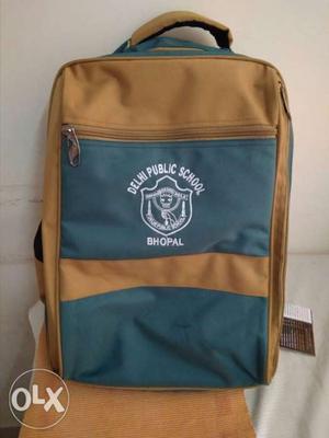DPS School bag. It is brand new and unused bag