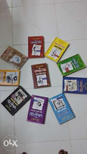 Dairy of a wimpy kid books 10 numbers in good