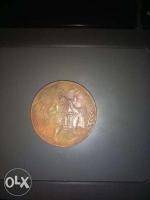 East india Hanuman magical coin