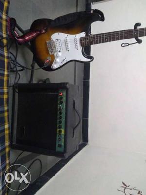 Fender Stratocaster Indonesia+strap+ 20 watt Stagg amplifier