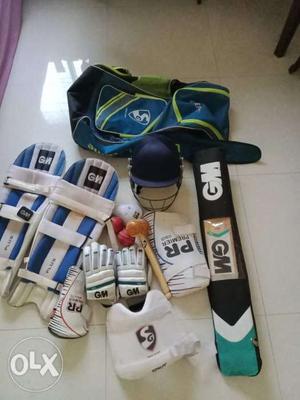 Grand New Kit Bag With Gm English Willow Cricket