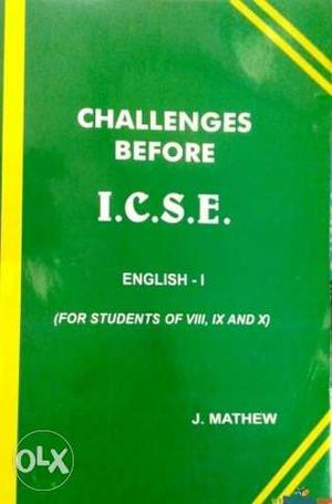 I want to buy Challenges before ICSE book (J.Mathew)