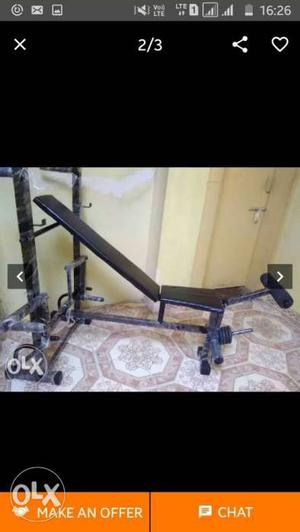 I want to sell my gym bench with 30kg weight. bar