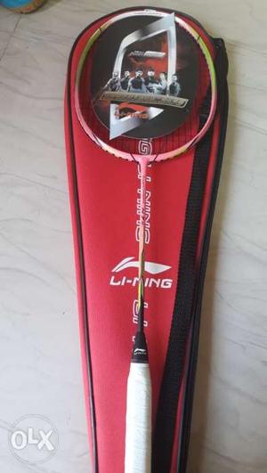 Lining and toned Badminton Racket With Case from imported
