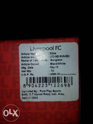 Liverpool fc original goggle