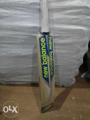 New, unused cricket bat made of Kashmiri willow
