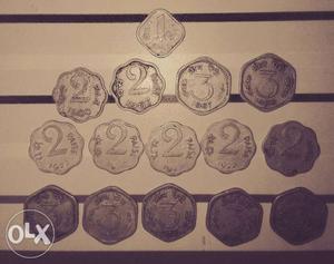 Old coins 1,2,3