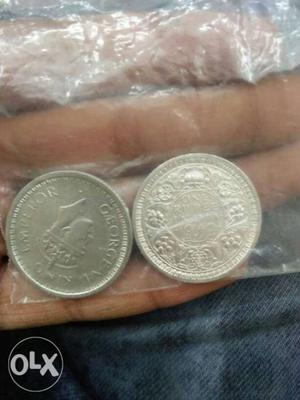 Old silver coins 800/- Per pice