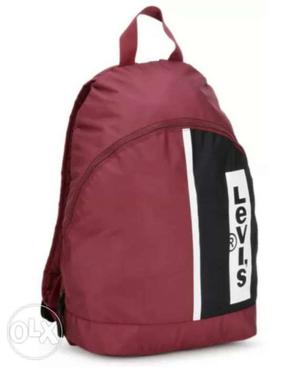 Red And Black Levi's Backpack