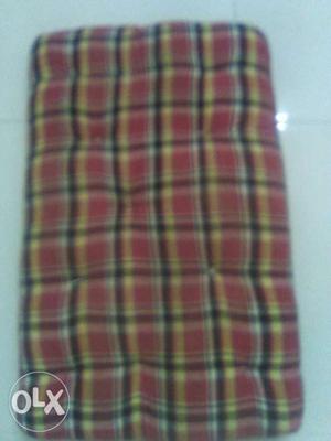 Red, White, And Blue Plaid Textile