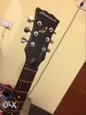 Semi electric guitar, will give strap with it,