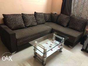 Sofa set and TV unit
