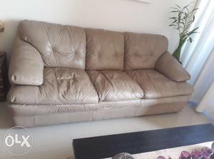 Sofa unit genuine leather luxury 3 plus 2 in