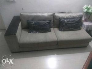 Sofa with Central Table...Comfortable Almost