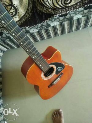 Takamin guitar with new branded bronze steel
