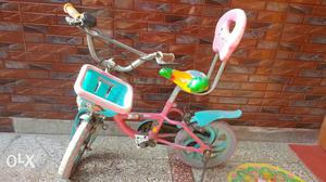 Toddler's White And Pink Bicycle BSA dora the explorer.