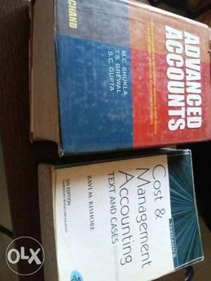 Two refrence books- Advance accounts (pages)