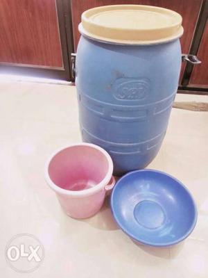 Urgent sell of my plastic drum,bucket,etc due