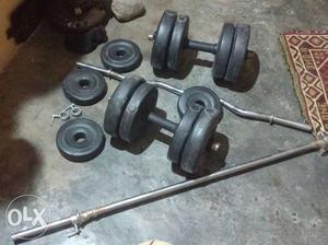 Want to sale my dumbells with one zigzag rod and
