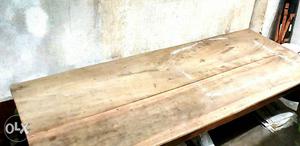 Wooden bed 6x3, four pieces available in good condition at